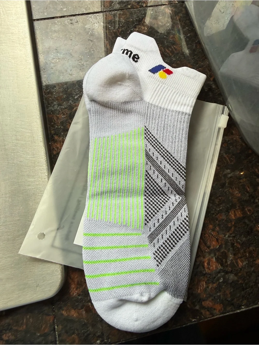 Forme white arch socks